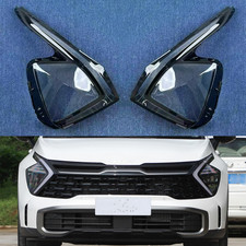 Pair Headlights Headlamps Lampshade Lens Cover For 2023-25 Kia Sportage SX EX LX