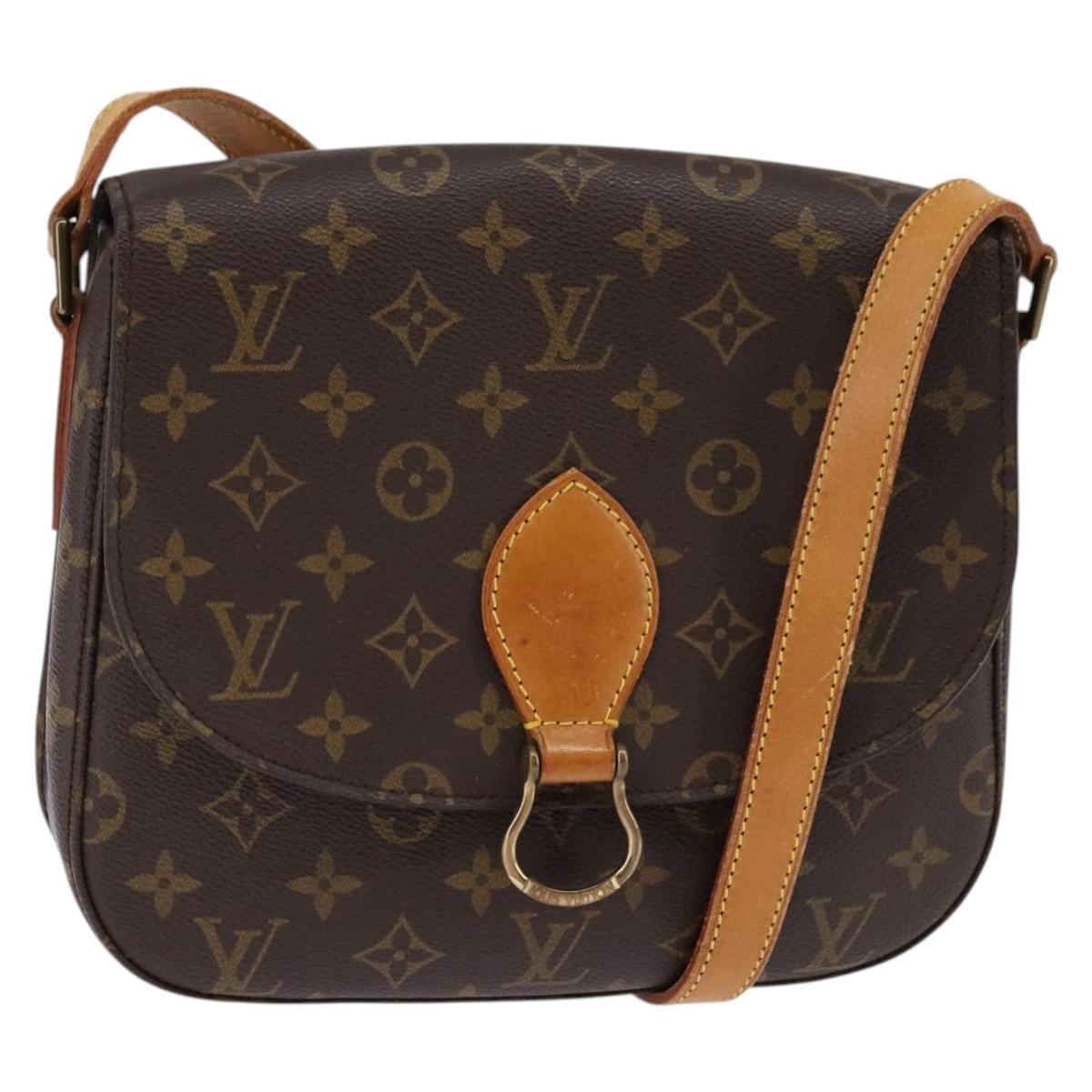 LOUIS VUITTON Monogram Saint Cloud GM Shoulder Bag M51242 LV Auth