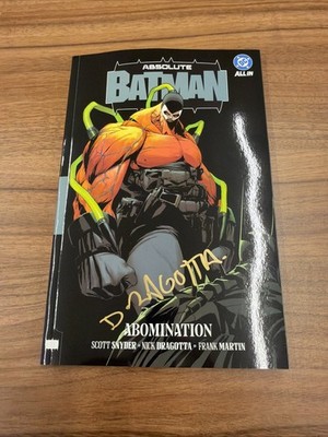 Absolute Batman Vol. 2 Abomination SIGNED Nick Dragotta Paperback