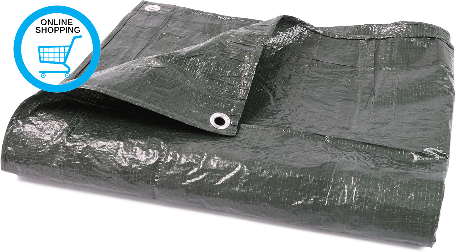 Tarpaulin 2M X 3 M / 6.5Ft X 10Ft Waterproof Heavy Duty Multipurpose 70 GSM Tarp
