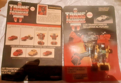 MOSC Takara Hasbro Transformers Antex yellow Windcharger Camaro unpunched card