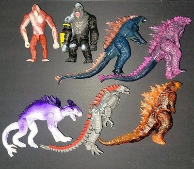 7- Playmates Toys 2021 Godzilla vs Kong Mechagodzilla 7'' Monsterverse Figure Lot