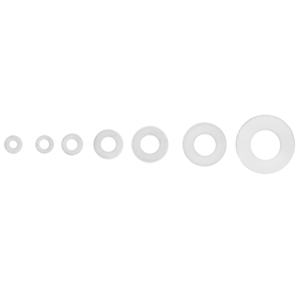 350pcs Nylon Spacer Flat Gasket Kit For Various Applications