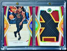 2018-19 Panini Opulence LEBRON JAMES #5/16 NBA FINALS GAME-WORN Patch Booklet