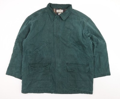Pure Stuff Arbeitsjacke Herren grün Baumwolle gefüttert XL