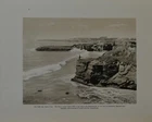 Antique Cliffs Near Santa Cruz California Souvenir Art History 1904
