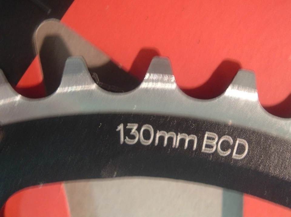 FSA Pro Road 42T x130BCD Triple Chainring-NEW / NOS Alloy 3x9/10-Spd -NIB - Image 3 of 4