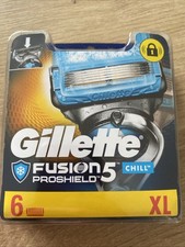 Gillette Fusion5 ProShield Chill RasierKlingen 6 Pack 100% OVP 100% Orginal