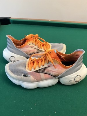 Brooks Aurora BL Men Size 10.5 Grey Orange Running Shoes Sneakers 1103671D079