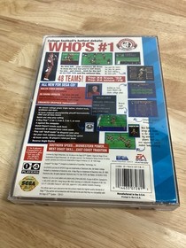 Bill Walsh College Football Sega CD CIB Complete w/ Reg Card TESTED