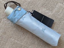 BURBERRY Sun Rain Folding Umbrella Shadow Horse Print Carbon Fiber Frame Japan