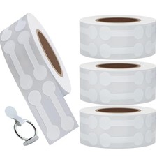 2000PCS Price Stickers for Small Business Jewelry Price Tags Self Adhesive White