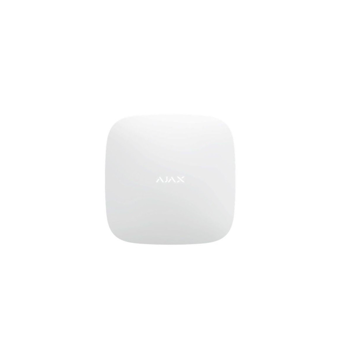 Centrale Ajax Hub 2 4G blanc avec levée de doute photo instantanée