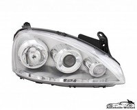 Scheinwerfer Rechts Vorne FüR Opel Combo Tour Corsa C Kasten/SchräGheck 00-12