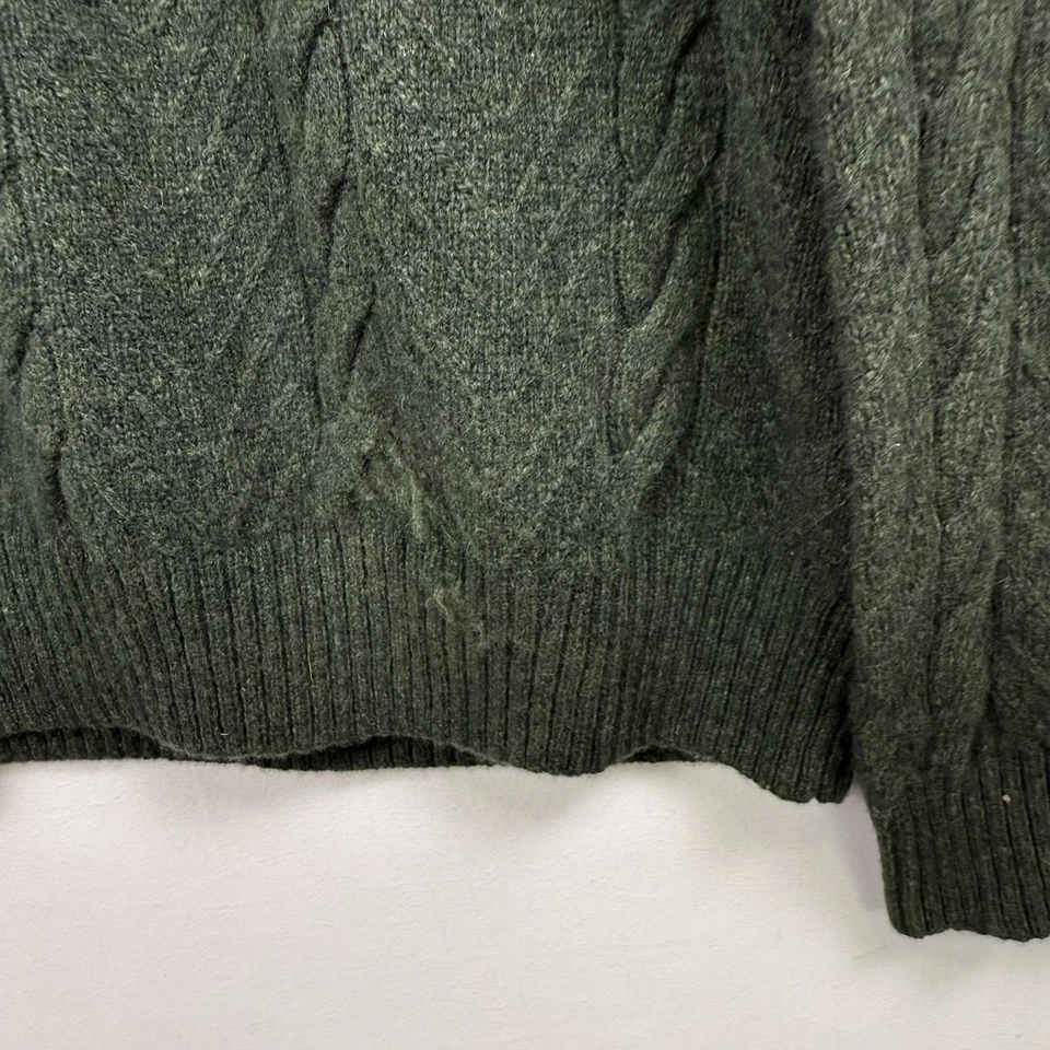 Suéter Jos A Bank Reserve Para Hombre XL Verde 1/4 Cremallera Mezcla Lana Ajuste Tradicional Nuevo Foto 3 de 4