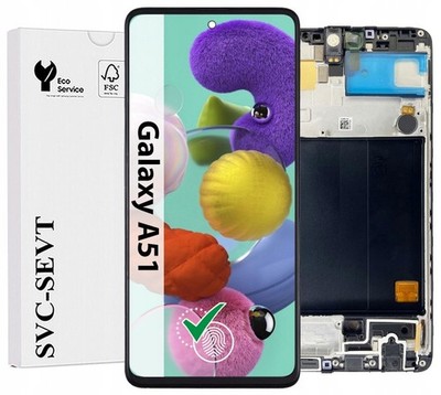 Original OEM Für Samsung Galaxy A51 A515 Display Bildschirm LCD +Rahmen