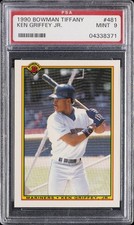 1990 BOWMAN TIFFANY #481 KEN GRIFFEY JR. PSA 9