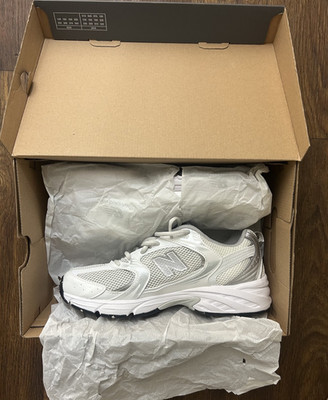 new balance 530 silver white