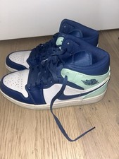 Jordan Air Jordan 1 Mid Blue/White Colorblock...