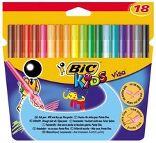 Visa Color Marker, breiter Strich: 3 mm, dunkelblau, 12 St ck.