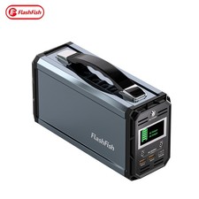 FlashFish G300 Portable Power Station 300W Solar Generator Li-ion 222Wh for Camp