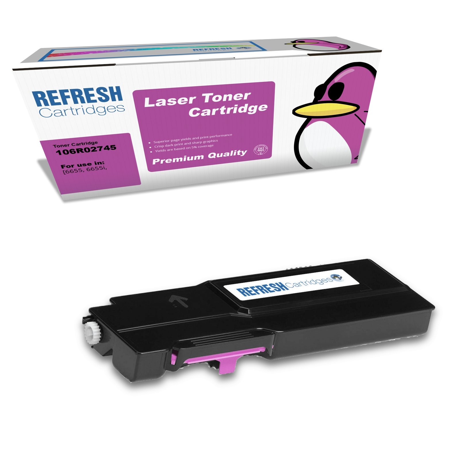 Refresh Cartridges Magenta 106R02745 Toner Compatible With Xerox Printers