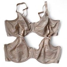 Soma Unbelievable Minimizer Bra 38DD Nude Underwire Bundle of 2 Beige Neutral
