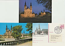 +++ FULDA + BILDPOSTKARTE + MICHAELSKIRCHE + NACHT + DOM + SONDERSTEMPEL +KRYPTA