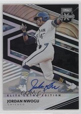 2020 Panini Elite Extra Edition Signatures Jordan Nwogu #88 Auto 1u6