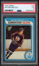 1979-80 Topps #18 WAYNE GRETZKY RC Rookie Card PSA 5 EX Oilers HOF. rookie card picture