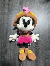 Disney Parks Plush Minnie Mouse Pink Pirates of the Caribbean 13" NWT