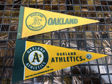 Rico MLB 4x9” Mini Banner Vintage & Modern Oakland A’s Athletics
