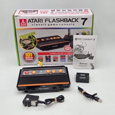 Atari Flashback 7 Retro Game System ONLY - Used 1080p HDMI Up Scaler