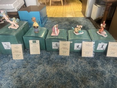 WDCC Cinderella Set Of 5 Dress Making Animals US SHIP ONLY SEE INFO