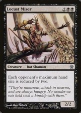 RUSH ENGLISH Kamigawa Liberators - Locust Miser [EX/NM] MTG SOK