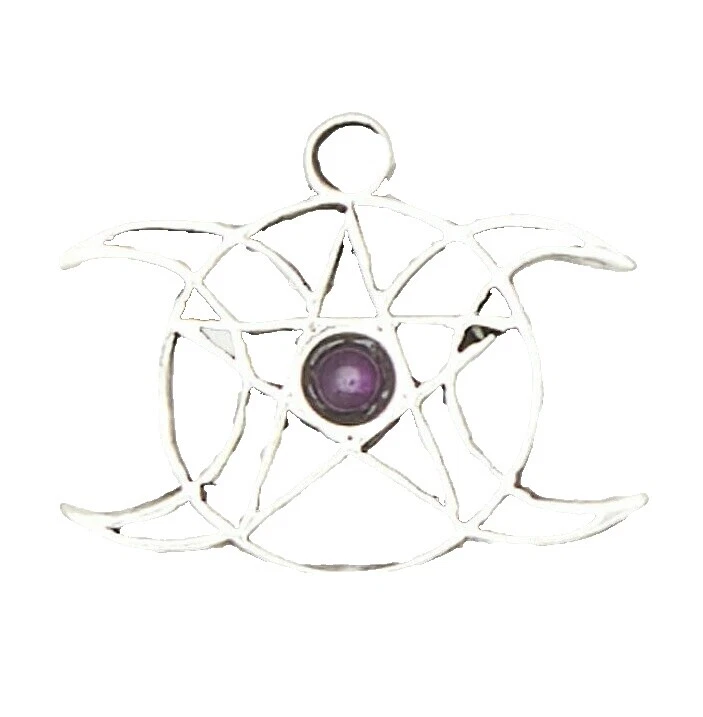 Collares y colgantes De moda amatista de estaño