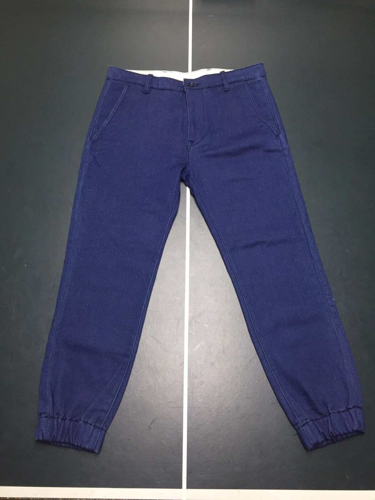 Levis Navy Blue Joggers Men’s 32x30 Sweatpants Stretch Flex Comfortable Pants