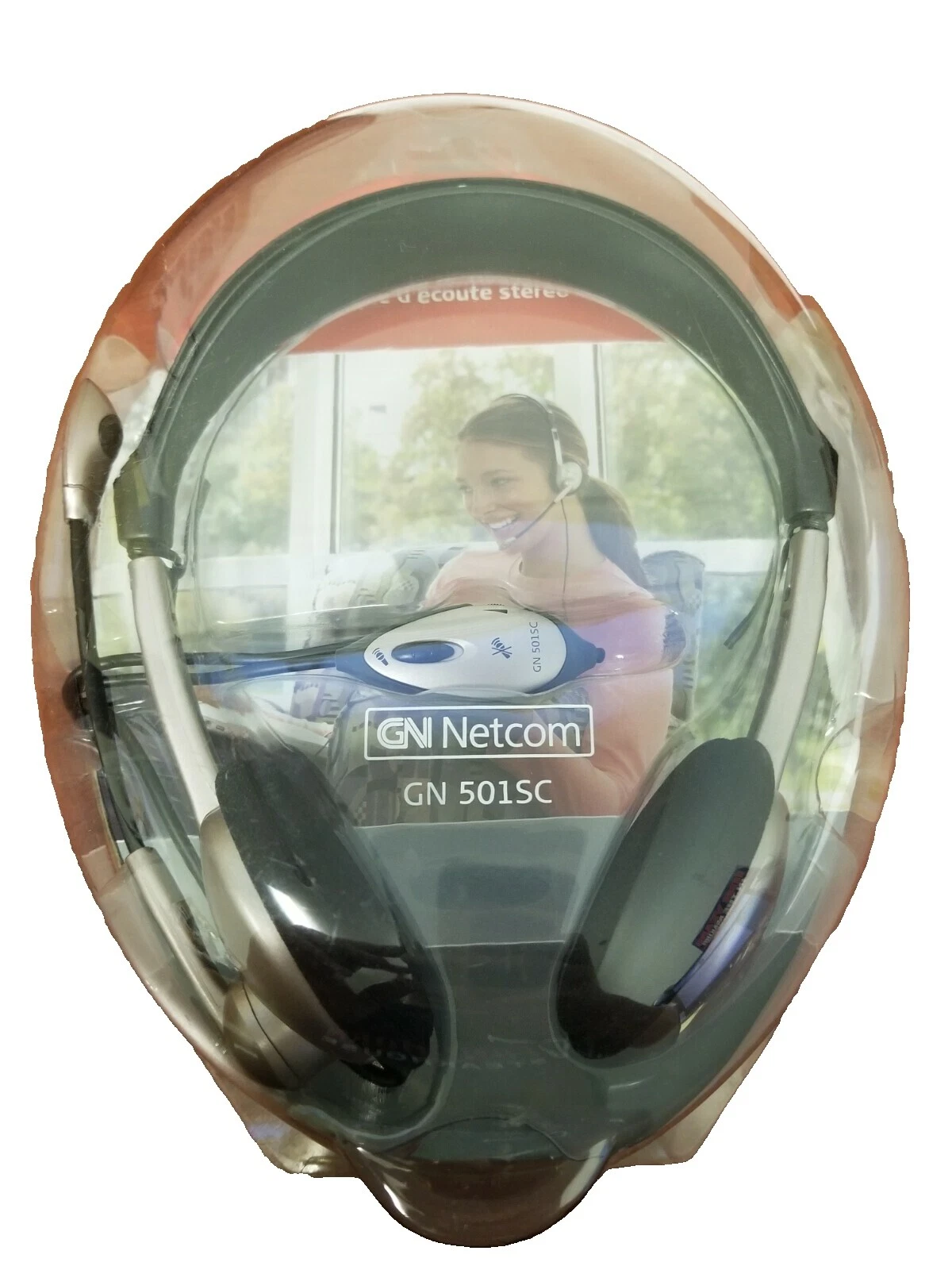 GN Netcom Computer Headsets with Microphone Mute Button