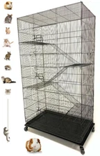 55" X-LARGE 5-Level Ferret Guinea Pig Sugar Glider Rats Mice Degu Hamster Cage
