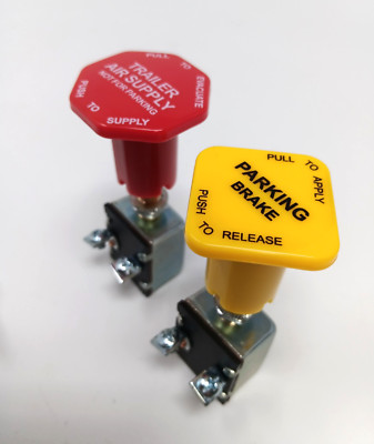 DIY ATS/ETS real brake knobs button box American Truck Simulator PAIR shorter
