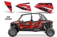 AMR Racing Graphics for Polaris RZR 1000 UTV 4 Door OEM Inserts 2014 RED HAVASU