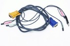 6 Ft. Vga Cable With Audio Jacks 3.5 mm and Usb A, Kvm