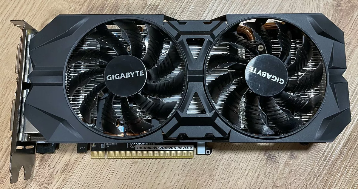 GIGABYTE GeForce NVIDIA GTX 960 2GB WINDFORCE 2X OC EDITION, GV ...