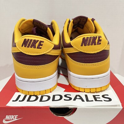 Nike Dunk Low Retro Arizona State ASU Yellow Bordeaux DD1391