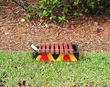 Trough-resonated African-style xylophone marimba 