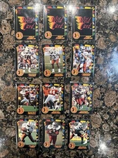 Vtg 1991 Wild Card Draft UM Miami Hurricanes Football Cards 12 Lot NCAA Rookie