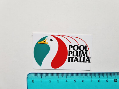 Autocollant Vintage BMX Pool - Original Années 80 - Fabriqué En Italie