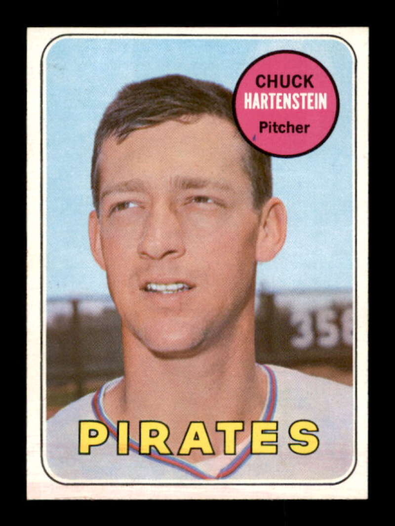 1969 Topps #596 Chuck Hartenstein EXMT/EXMT+ Pirates 552444