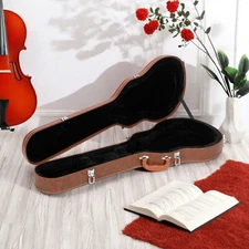 LP Electric Guitar Hardshell Case - Brown, Bulge Surface & Microgroove