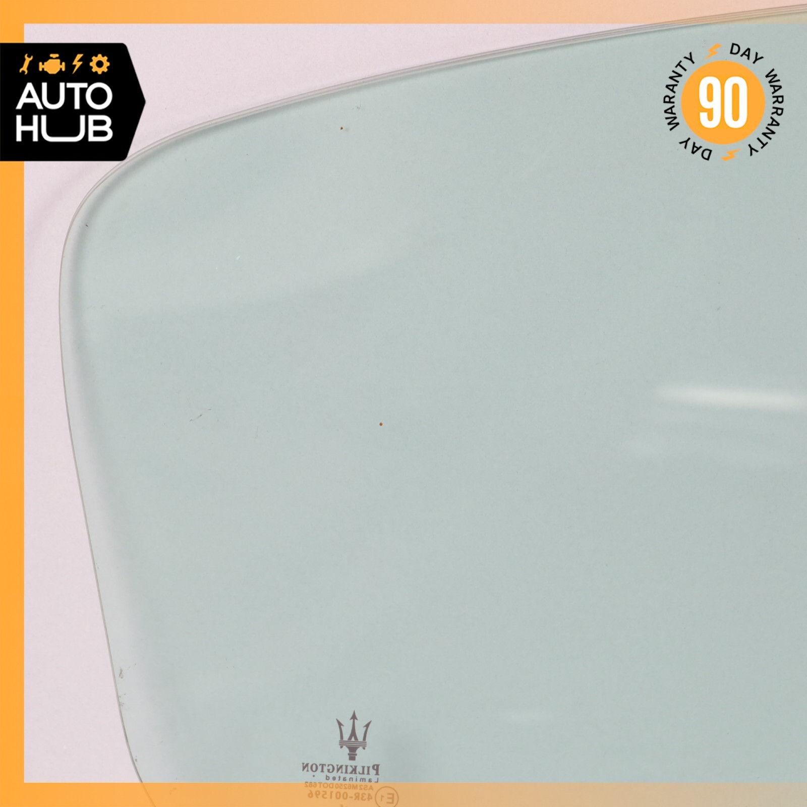 03-13 Maserati Quattroporte M139 Rear Left Side Door Window Glass OEM